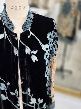 Vintage Velvet Burnout Tunic